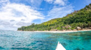 Surfski La Digue, Kajak, Paddeln, Seychellen