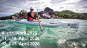 Surfski La Digue, Seychellen, Ankündigung und Daten für 2026